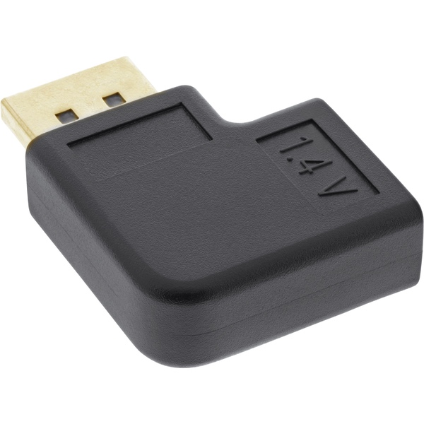 DisplayPort Adapter, 8K4K, DisplayPort Stecker / Buchse rechts gewinkelt InLine 17199R
