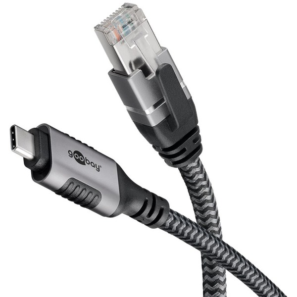 Ethernet-Kabel USB-C™ 3.1 auf RJ45, 15m Goobay 70755