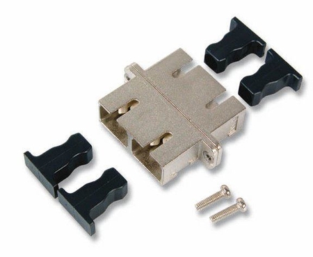 SC/SC Adapter,Multimode,  Duplex im Metallgehäuse