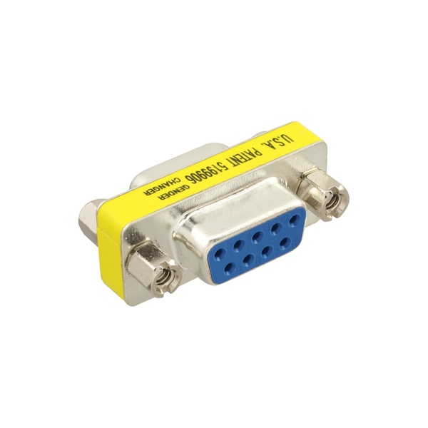 Mini Gender Changer Seriell 9pol Buchse-Buchse
