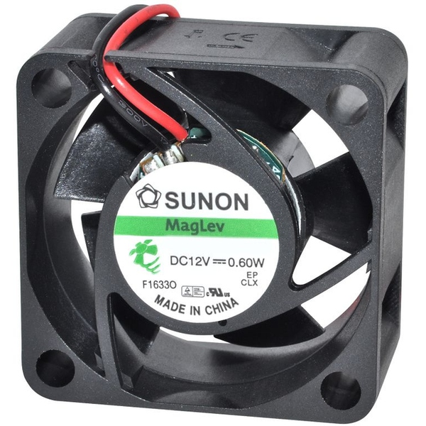 SUNON Lüfter Vapolager 24 Vdc 40x40x20mm mit Litze AWG26 schwarz SUNON MB40202V2-000U-A99