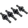 Lüfter Gehäuse Entkopplung 4er Set für alle Lüfter von 60mm bis 140mm, InLine 36201I