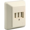 Telefondose Aufputz NFF, beige