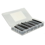 Schrumpfschlauch Box 100-teilig schwarz Delock 86271
