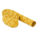 Schrumpfschlauch X-Muster rutschfest 1m x 15mm gelb Delock 19592