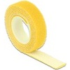 Klett-Kabelbinder, 1m x 13mm, gelb, auf Rolle Delock 18733