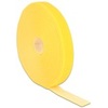 Klett-Kabelbinder, 3m x 20mm , gelb, auf Rolle Delock 18738