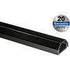 Aluminium Kabelkanal 33m x 18mm., schwarz , 2-teilig , 0,75m Maxtrack 40916