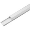 Halbrunder Aluminium-Kabelkanal 33mm x 18mm x 1,1m - WireDuct 33 - weiß Goobay 90727