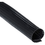 flexibler Kabelkanal mit Klettverschluss, Polyestergewebe,  ∅ 51 mm, schwarz, 2m