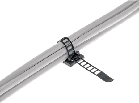 Kabelbinder Bündelklemme 94mm, schwarz, 10 Stück InLine 59969F