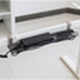 InLine® 23198G Untertisch Kabelführung grau Ansicht 2