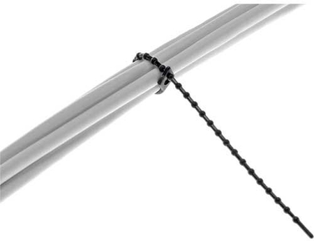 InLine® Kabelbinder Kugelbinder schwarz, Länge 100mm, 100 Stück InLine 59977C