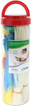 InLine® Kabelbinder-Set, 1.000 Stück InLine 59978A