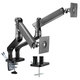 2 Arm Monitorhalter mit Gasdruckfedern, Bild 2