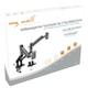 2 Arm Monitorhalter mit Gasdruckfedern Verpackung