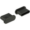Delock Staubschutz für USB Type-C™ Buchse ohne Griff 10 Stück schwarz Delock 64014