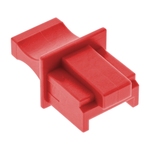 Staubschutz RJ45 Buchse mit Griff, rot, 100 St&uuml;ck InLine® 59942K