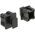 Staubschutz f&uuml;r Mini SAS HD SFF 8644 Buchse mit Griff 10 St&uuml;ck schwarz Delock 64012