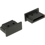 Staubschutz f&uuml;r HDMI micro-D Buchse mit Griff 10 St&uuml;ck schwarz Delock® 64031