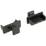 Staubschutz f&uuml;r SATA 7 Pin Stecker mit Griff 10 St&uuml;ck schwarz Delock® 64036