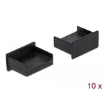 Staubschutz f&uuml;r USB Typ-A Buchse ohne Griff 10 St&uuml;ck schwarz Delock 64102