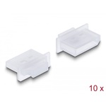 Staubschutz f&uuml;r DisplayPort Buchse mit Griff 10 St&uuml;ck transparent Delock 64107