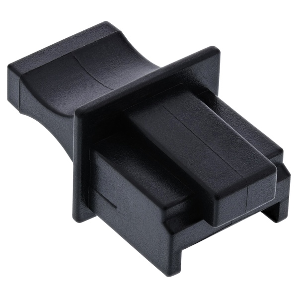Staubschutz RJ45 Buchse, Schwarz, 10 Stück InLine 59942C