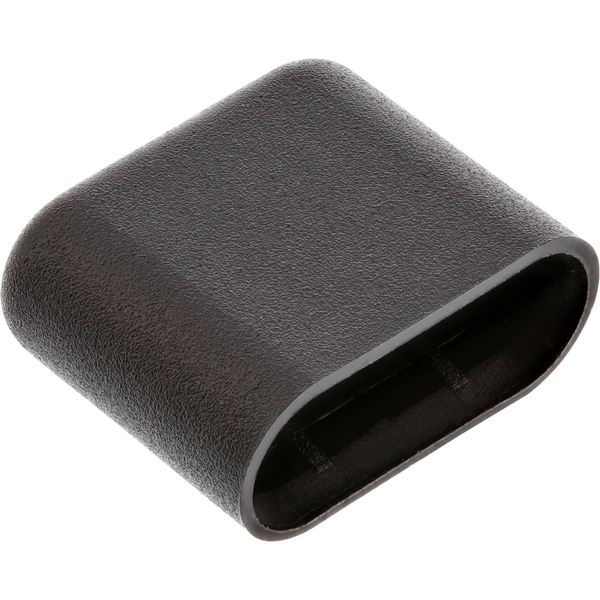 Staubschutzkappe für den USB Typ-C Stecker, ohne, Griff, schwarz, 50er Pack InLine 59948N