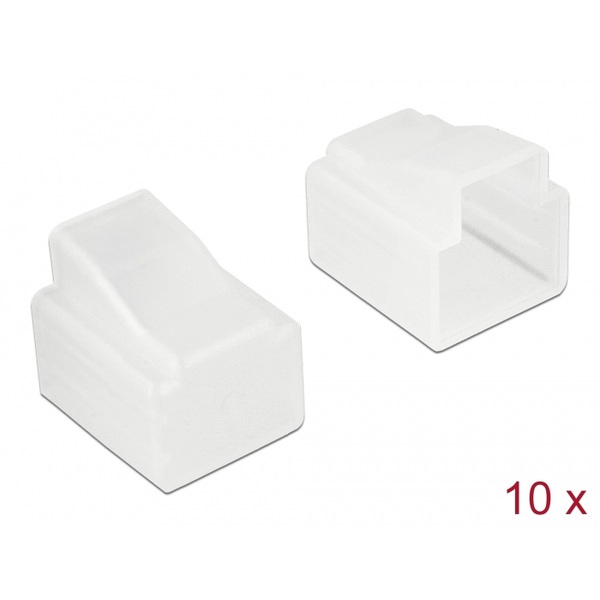 Delock Staubschutz für RJ11 Stecker 10 Stück transparent Delock 64017