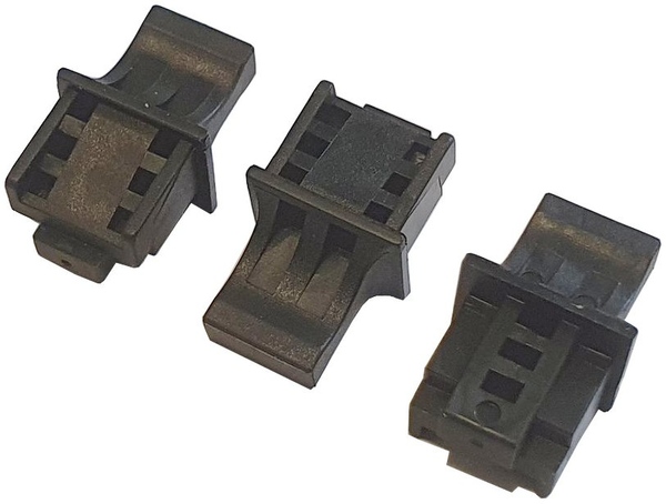 RJ45 Blindstopfen, RJ45 Buchse Staubschutz schwarz 100 Stück EFB Elektronik 37520.2-100
