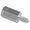 Stahl-Distanzbolzen Innengewinde/Aussengewinde M3 x 10mm, 10 Stück