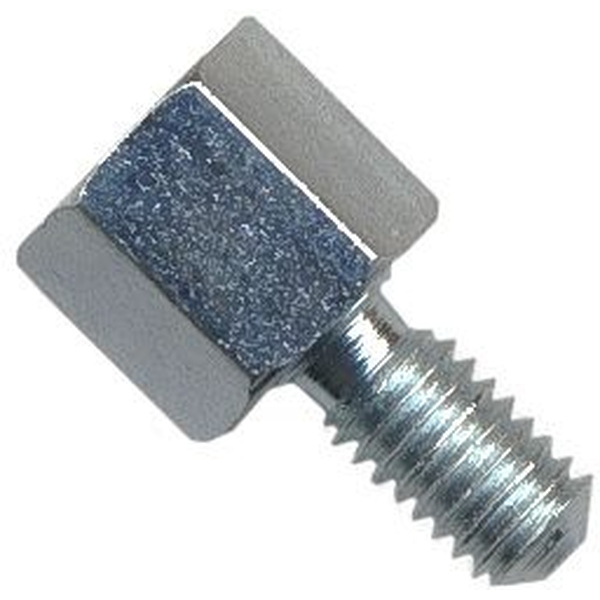 Abstandsbolzen M3x30, innen/aussen, Stahl glanzverzinkt, Schlüsselweite 5,5mm