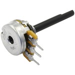 10x Drehpoti 220 kΩ, linear, 4mm Omeg PC16BU CEP F22 L:35 A220K