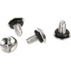 InLine® Schraubenset, für Mainboard, mit Gummi Unterlegscheiben, metrisch, 10-teilig