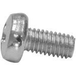 Linsenkopfschraube mit Kreuzschlitz, M2,5x12mm, 100 Stück