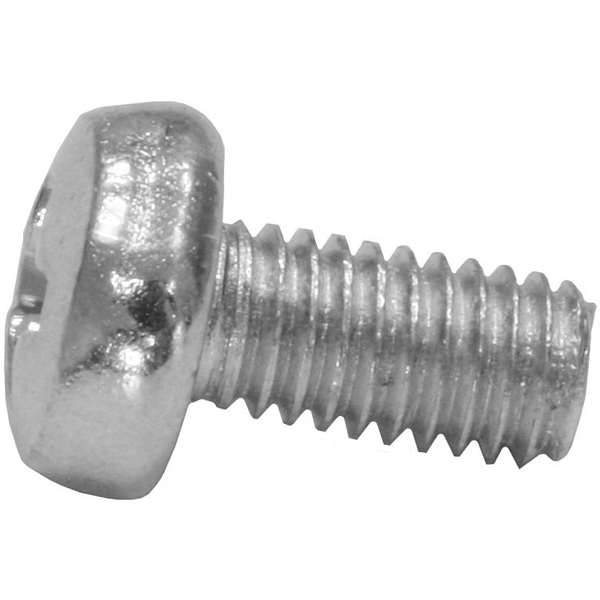 Linsenkopfschraube mit Kreuzschlitz, M2,5x12mm, 100 Stück