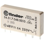 Single Inline Relais 1x Wechsler 6 A 12 Vdc, Serie 34 InLine® 345170120010 // 34.51.7.012.0010