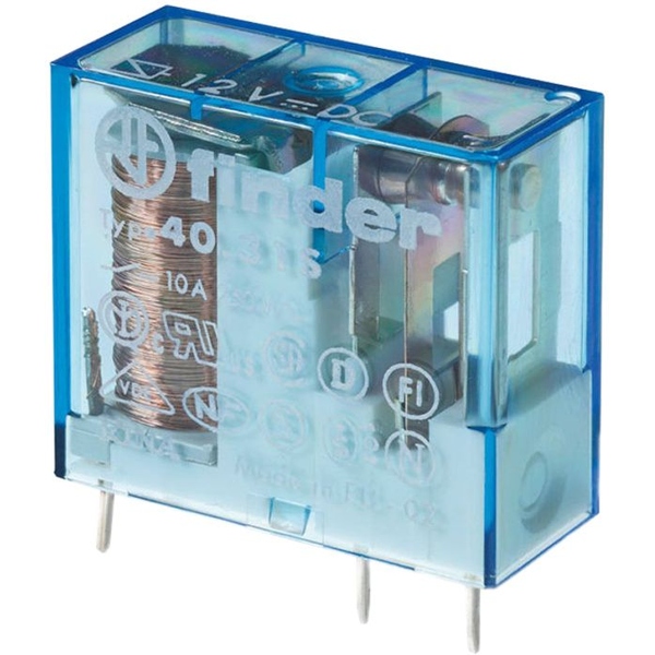 Relais 1x Wechsler 10 A 24 Vdc, Serie 40 finder 40.31.9.024.0000