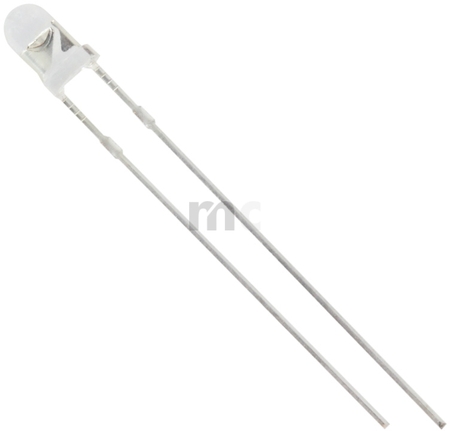 Leuchtdiode diffus rot, 3mm, 150mcd Kingbright L-7104SRD-D