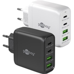 USB-C™ PD GaN Multiport-Schnellladegerät (68 W) schwarz Goobay 64817