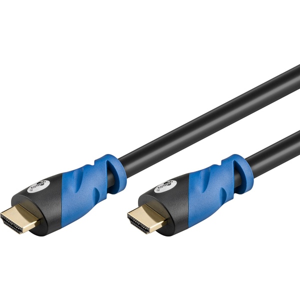 Premium High-Speed-HDMI™ Kabel mit Ethernet HDMI™-Stecker (Typ A) > HDMI™-Stecke Goobay 72317