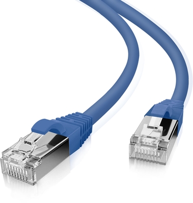 Helos Patchkabel SF/UTP Cat 5e blau 5,0m