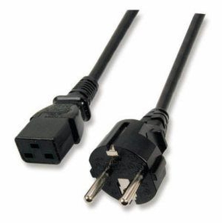 Netzkabel für High Class Server auf C19, 1,8m 1,5mm²