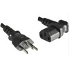 Netzkabel für die Schweiz mit C13 Winkelstecker 1m Yung-Li CB-N-S-90-1M