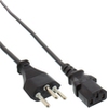 InLine® Netzkabel, Netzstecker Schweiz auf Kaltgerätestecker C13, 1,8m InLine 16652C