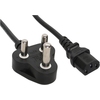 Netzkabel für Südafrika Stecker Typ D auf C13