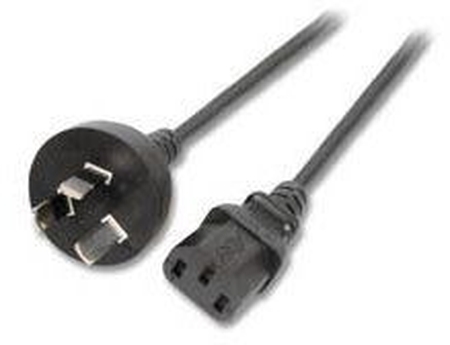 Netzkabel für Australien an C13 Gerätestecker, SAA, 1,8m rmLine 6032