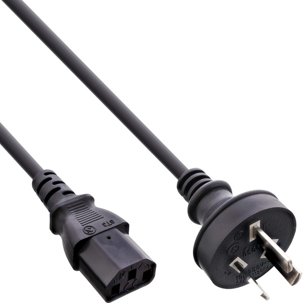 Netzkabel Australien an C13, 5m InLine 16655D