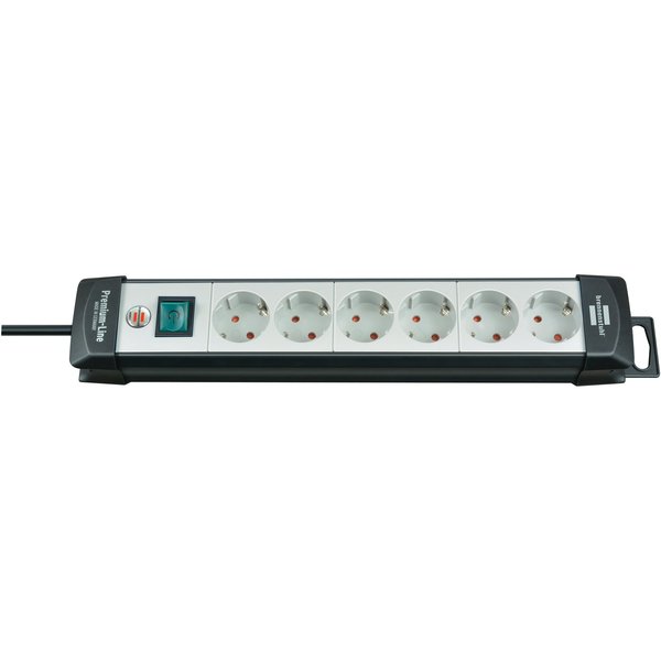 Brennenstuhl Premium-Line 4-fach schwarz/lichtgrau 5 m Brennenstuhl 1951540101